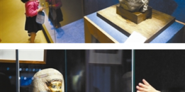 上海展览设计搭建商也来围观：埃及木乃伊“遇”中国金缕玉衣