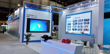 展台设计搭建的两种处理方式