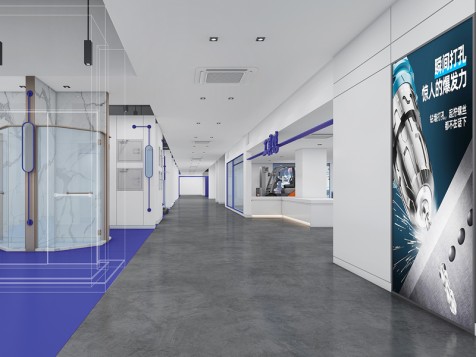 坚朗—建材门窗展厅设计装修