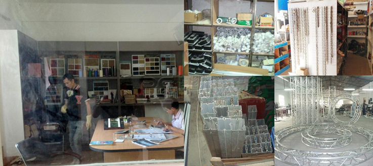 展览工厂工具材料