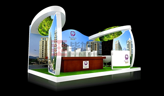 鸿荣源房博会设计搭建<br>项目：鸿荣源地产 地点：广州 面积：33m²