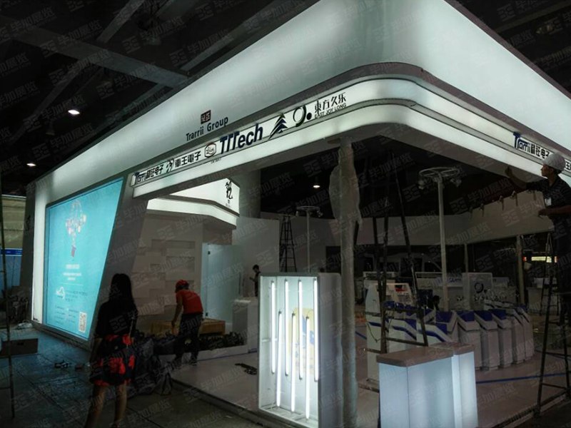 精钰汽车配件展设计搭建