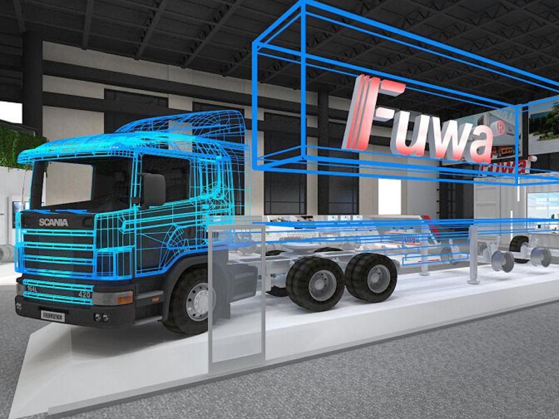 富华机械—汽车制造零部件展厅设计