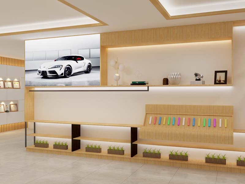 广汽丰田东莞合信店展厅——汽车展厅设计
