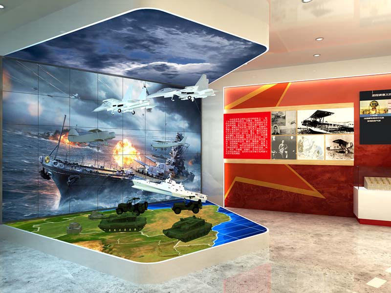 军用航空展示馆——军事展厅设计装修