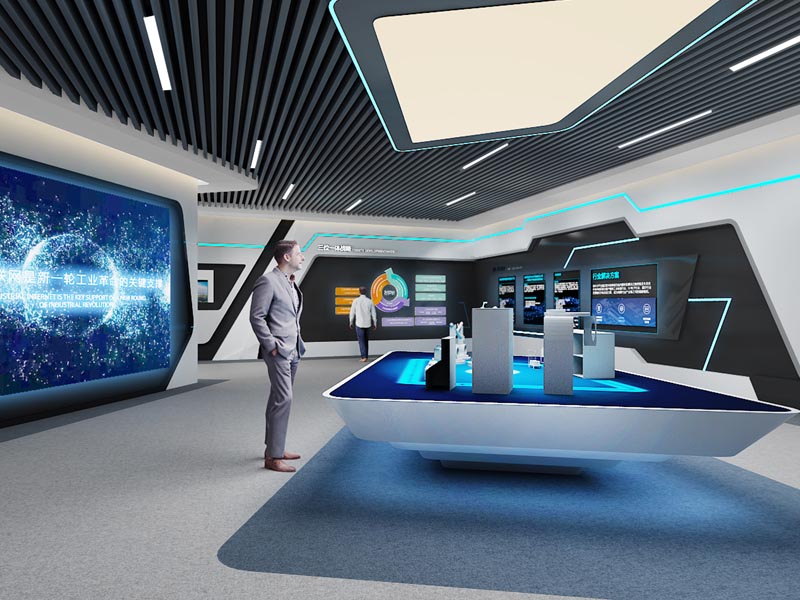 重庆忽米网展厅——软件展厅设计装修