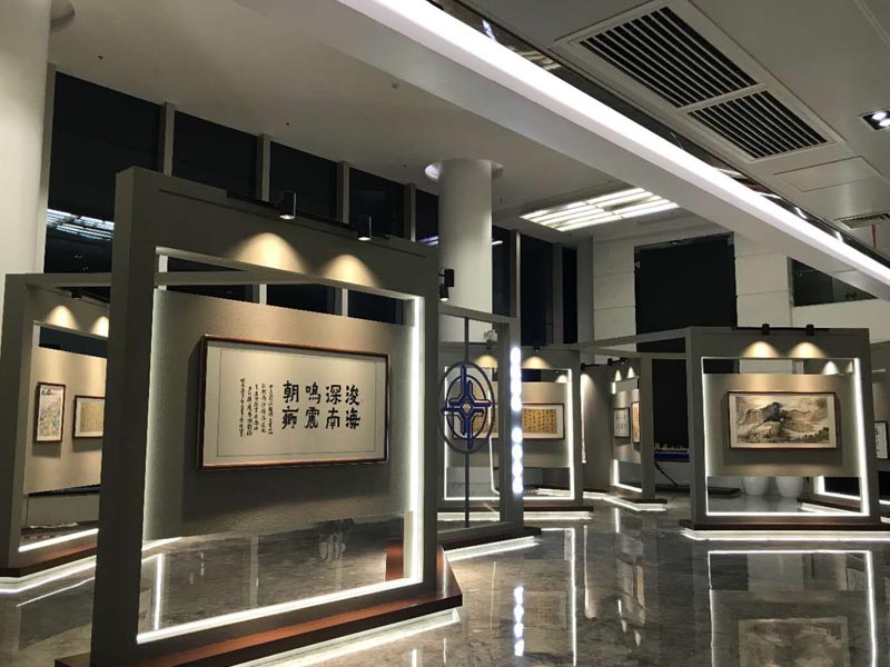 中交广东航道局——书画展厅设计装修