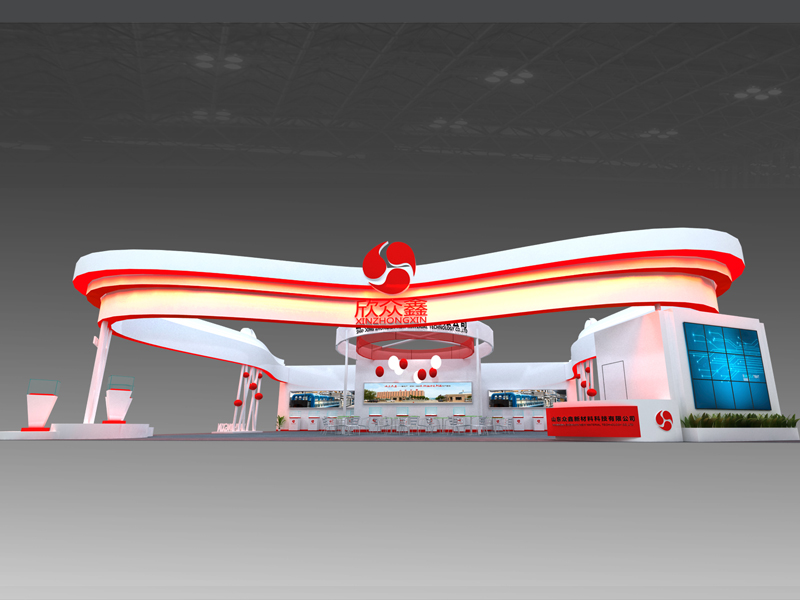 众鑫新材料——机械展设计特装