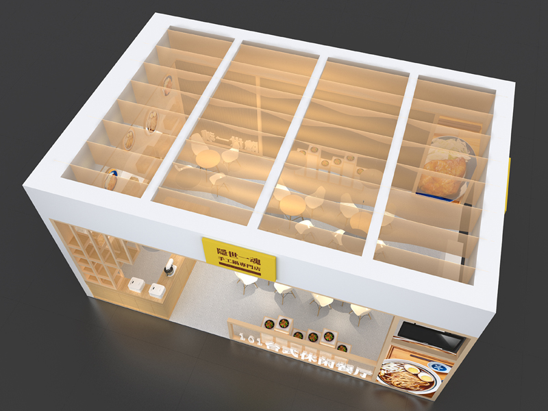 筷餐饮管理——食品展位设计搭建